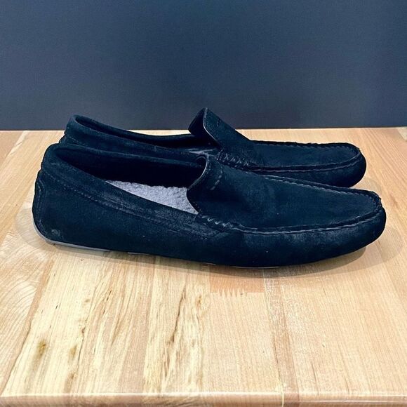 UGG Black Suede Henri k Flats with 2 insoles. Excellent condition. Size 10 main image 9